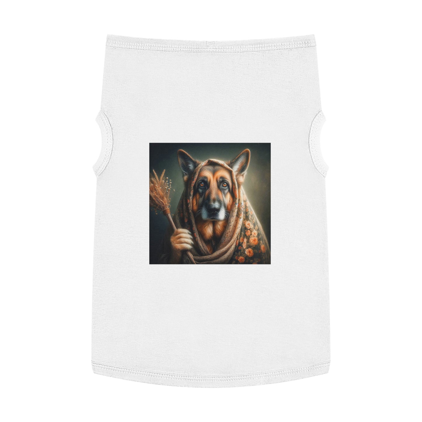 Pet Tank Top German Shepherd Pets Printify XL White 