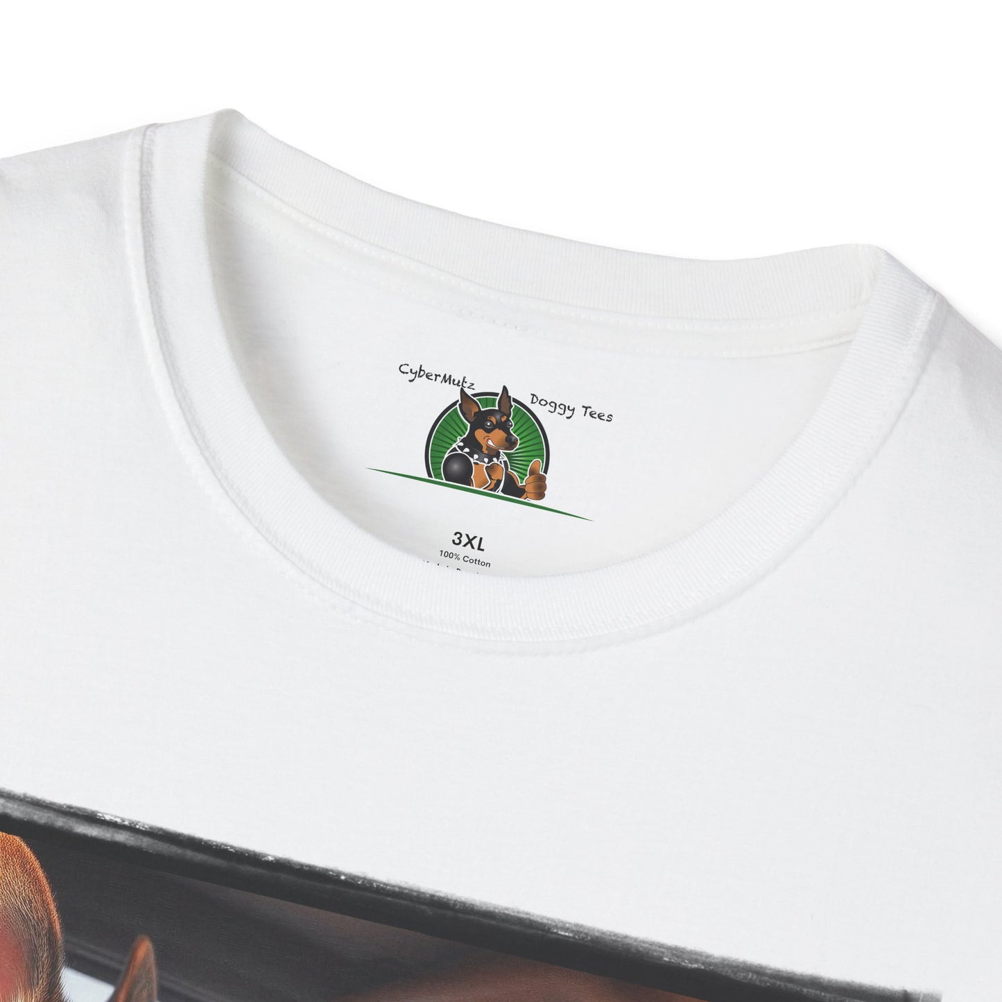 German Shepherd Dog Off-Roader Unisex Softstyle T-Shirt T-Shirt Printify