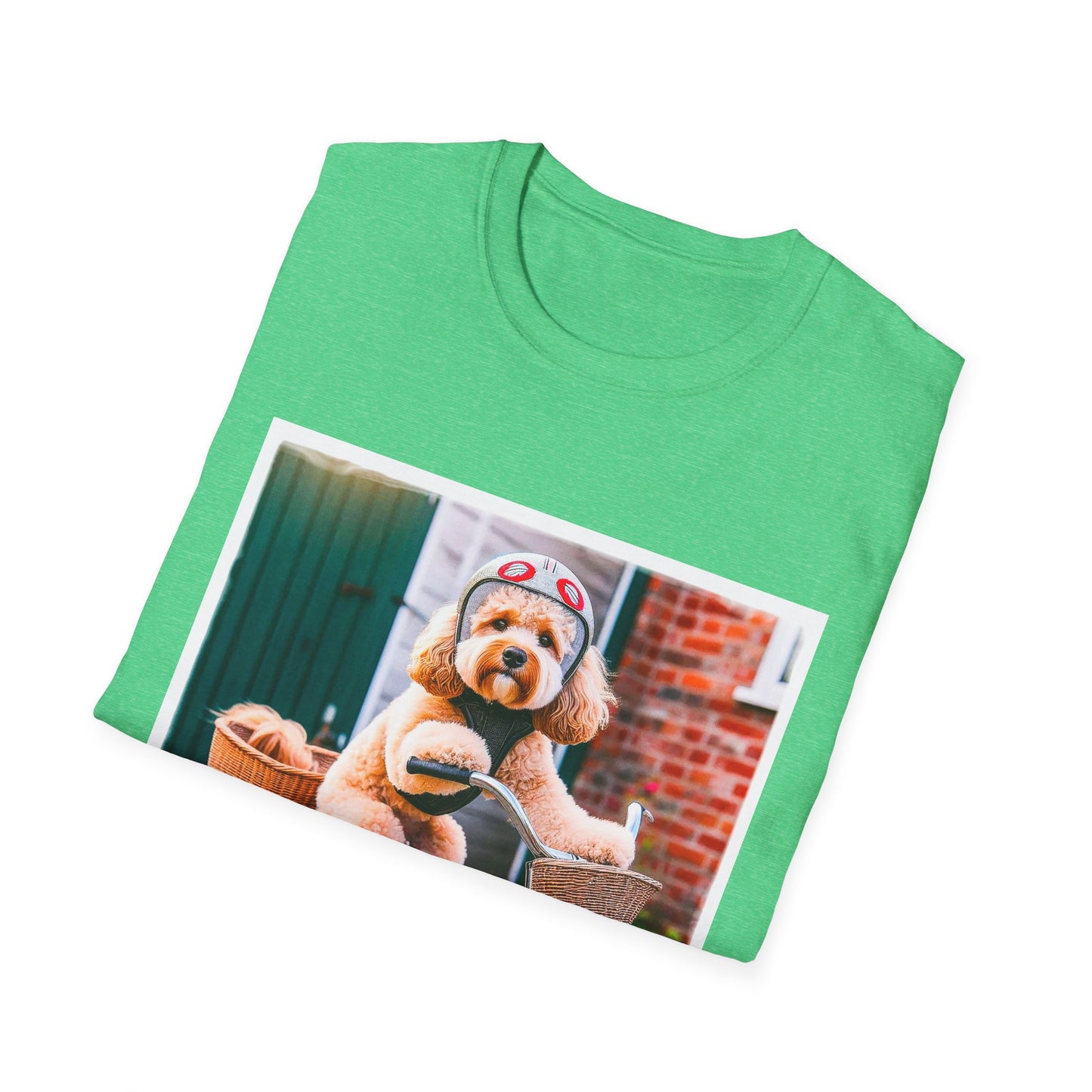 CockerPoo bike sitting t shirt