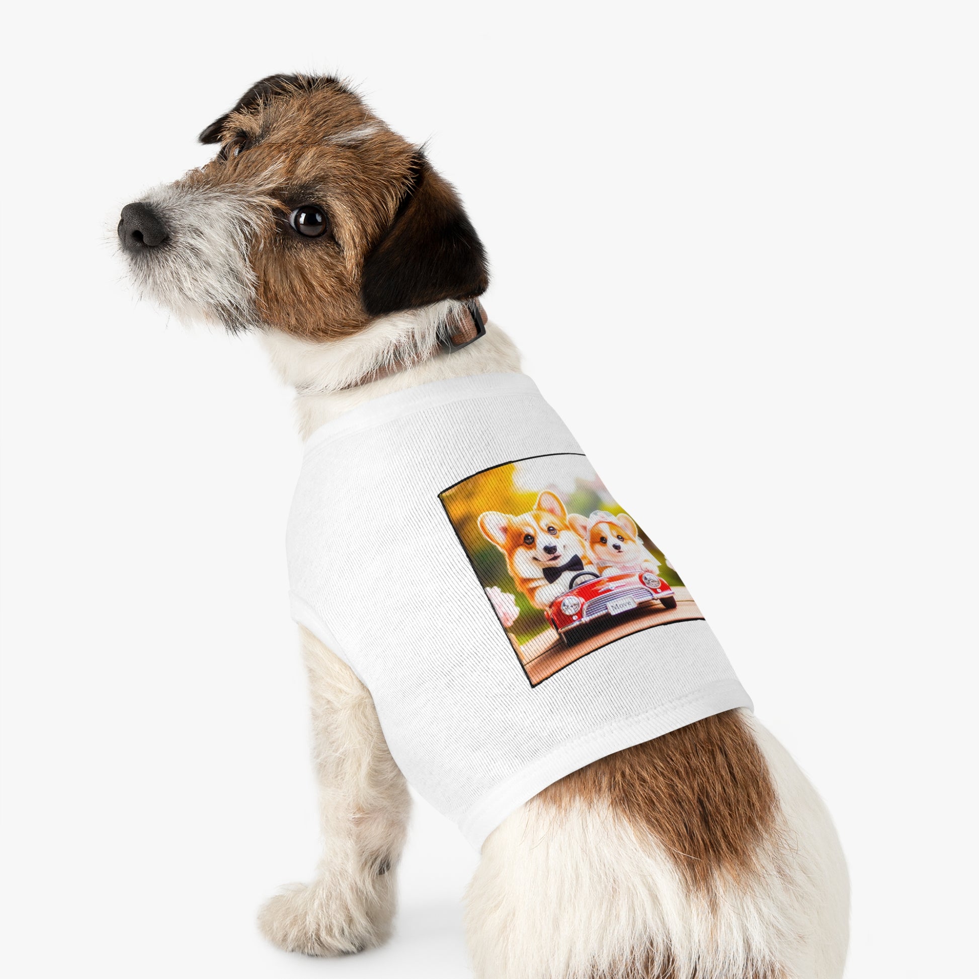 Wacky Pet Tank Top Pembroke Welsh Corgi Pets Printify   