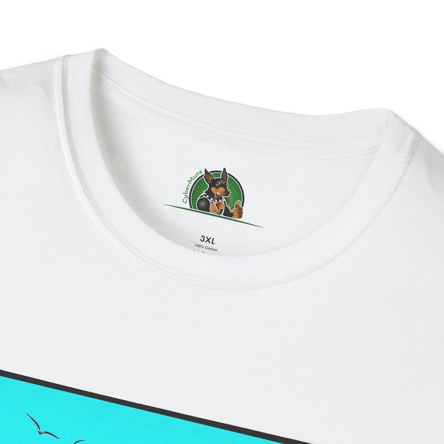 Australian Shepherd Wearing Hawaiian Shirt Surfer Dog T-Shirt Printify