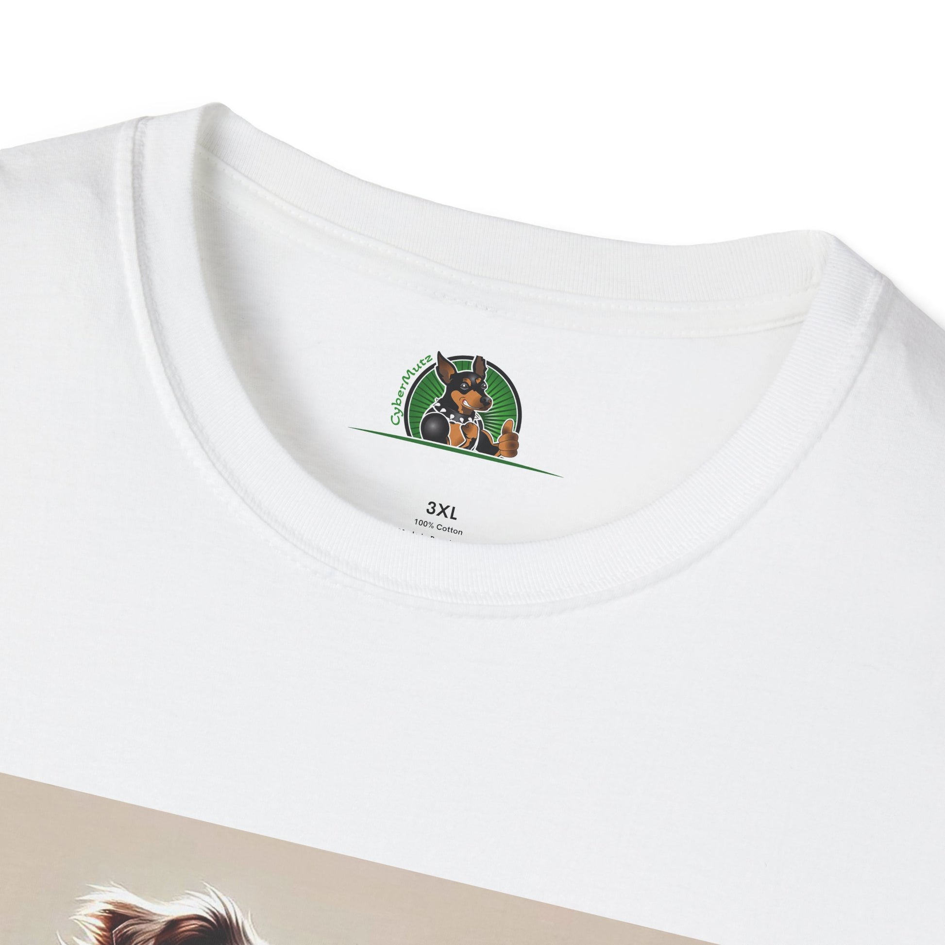 Dog Lover T-Shirt - Dancing Dog Australian Shepherd T-Shirt Printify