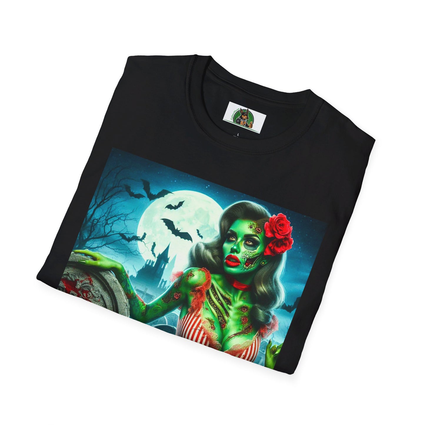 Zombie Girl T-Shirt Printify   