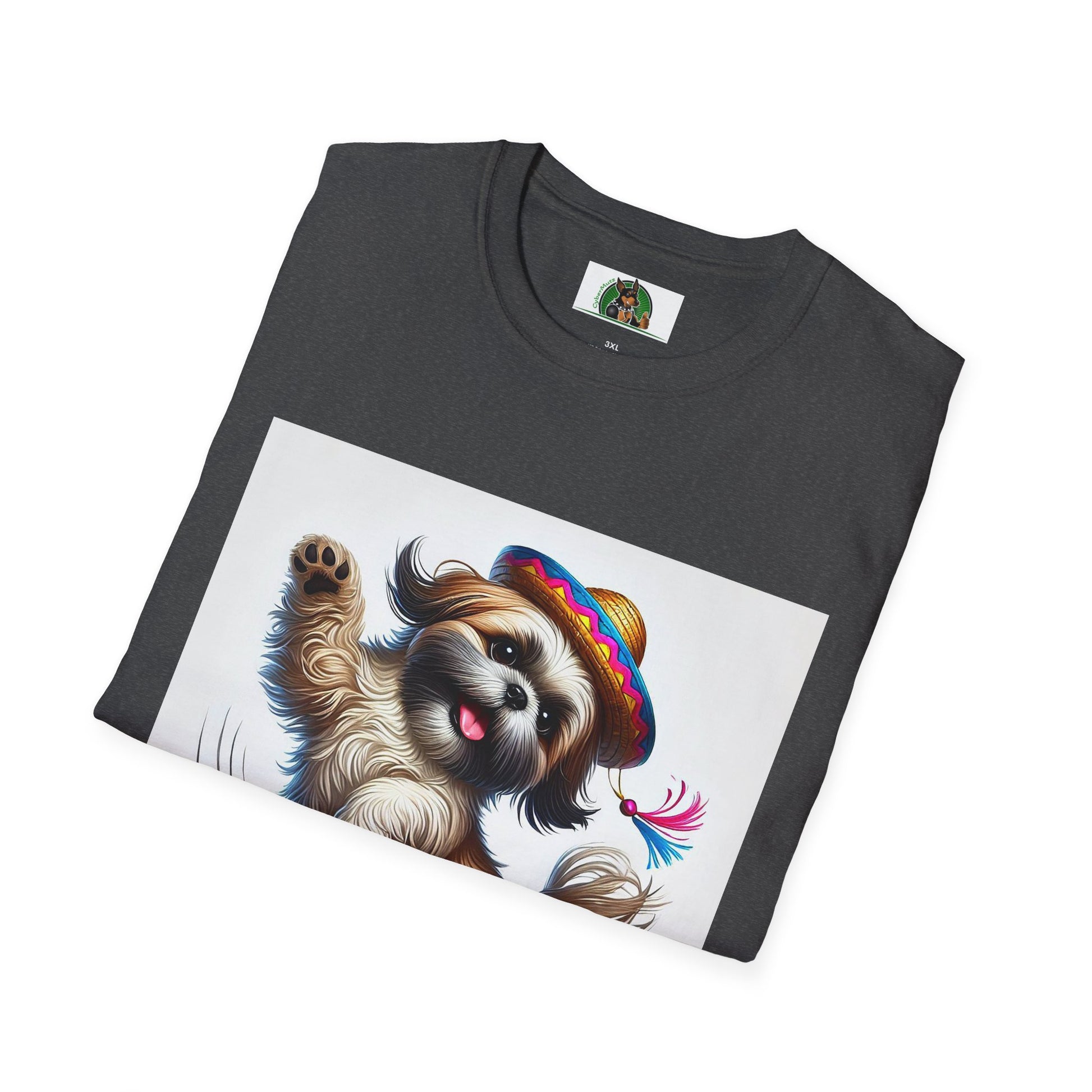 Dancing Shih Tzu T-Shirt T-Shirt Printify