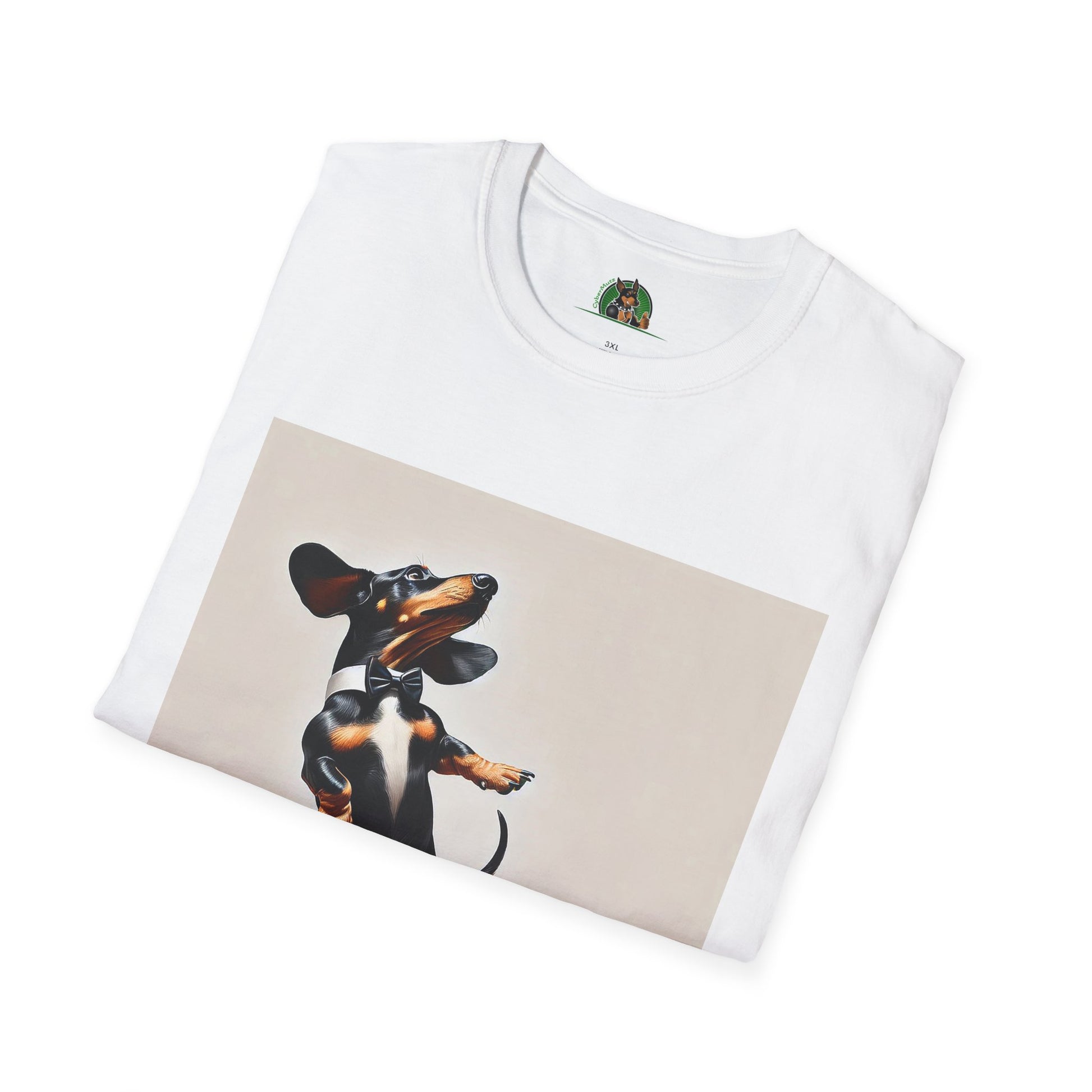 Dachshund Dancing Dog T-Shirt - Fun and Playful Unisex Tee T-Shirt Printify