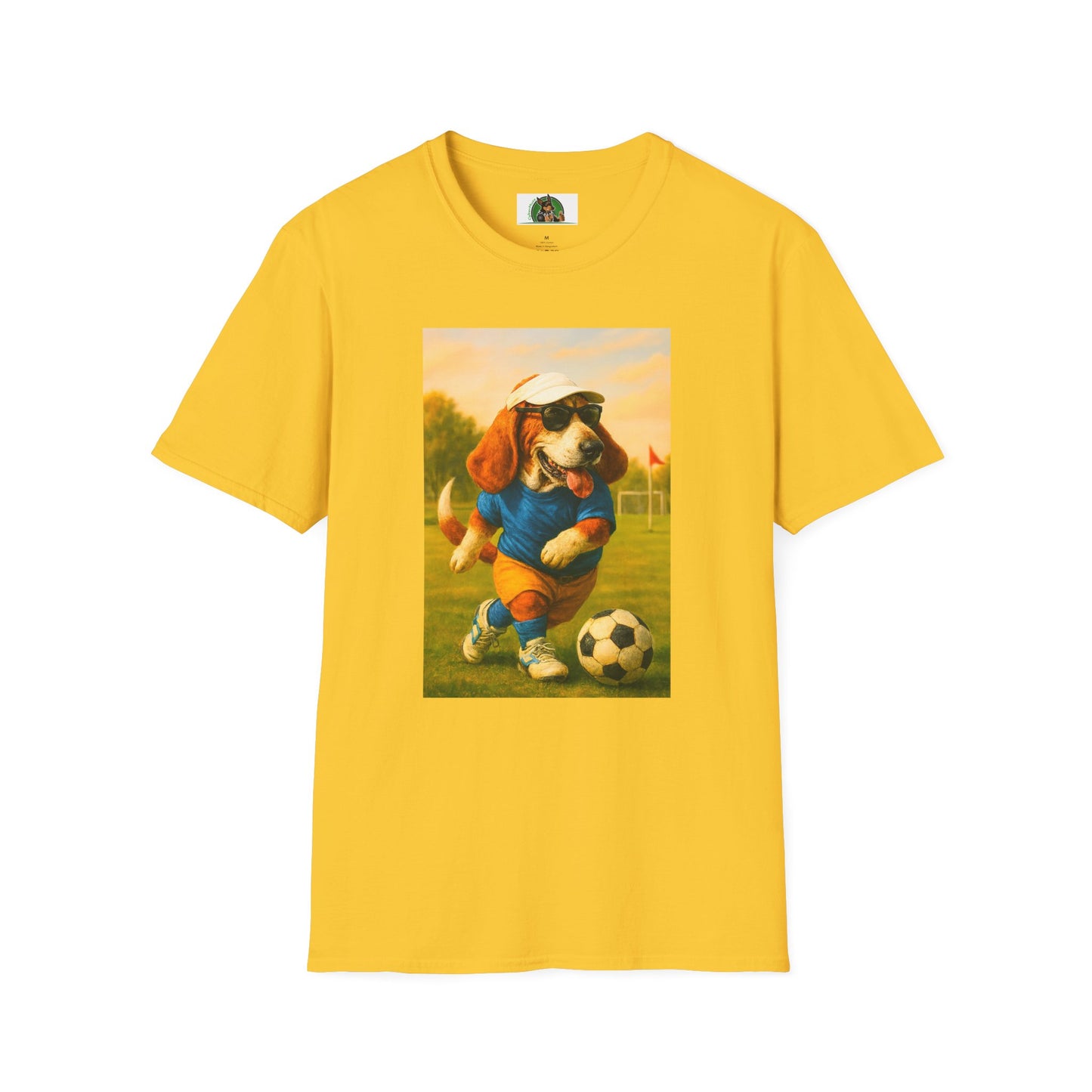 Sports Soccer Bassett Hound T-Shirt T-Shirt Printify Daisy S