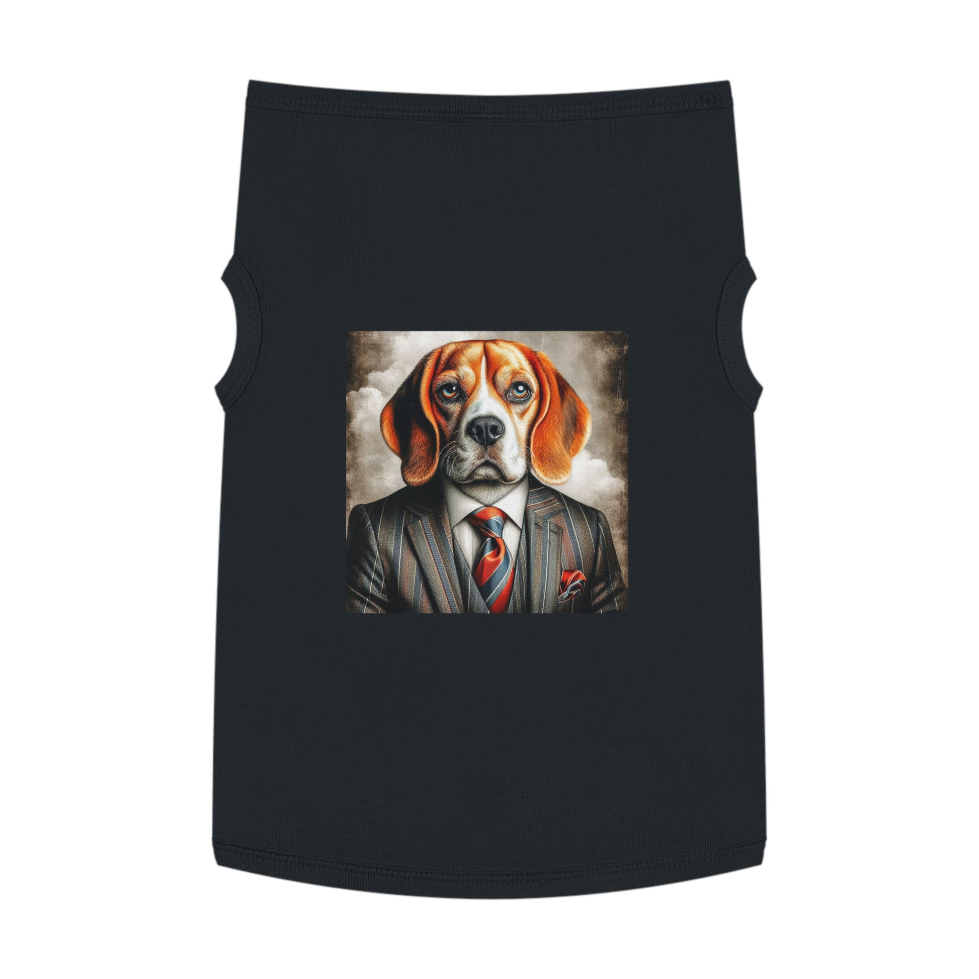 Pet Tank Top Beagle Dog In Suit Pets Printify   