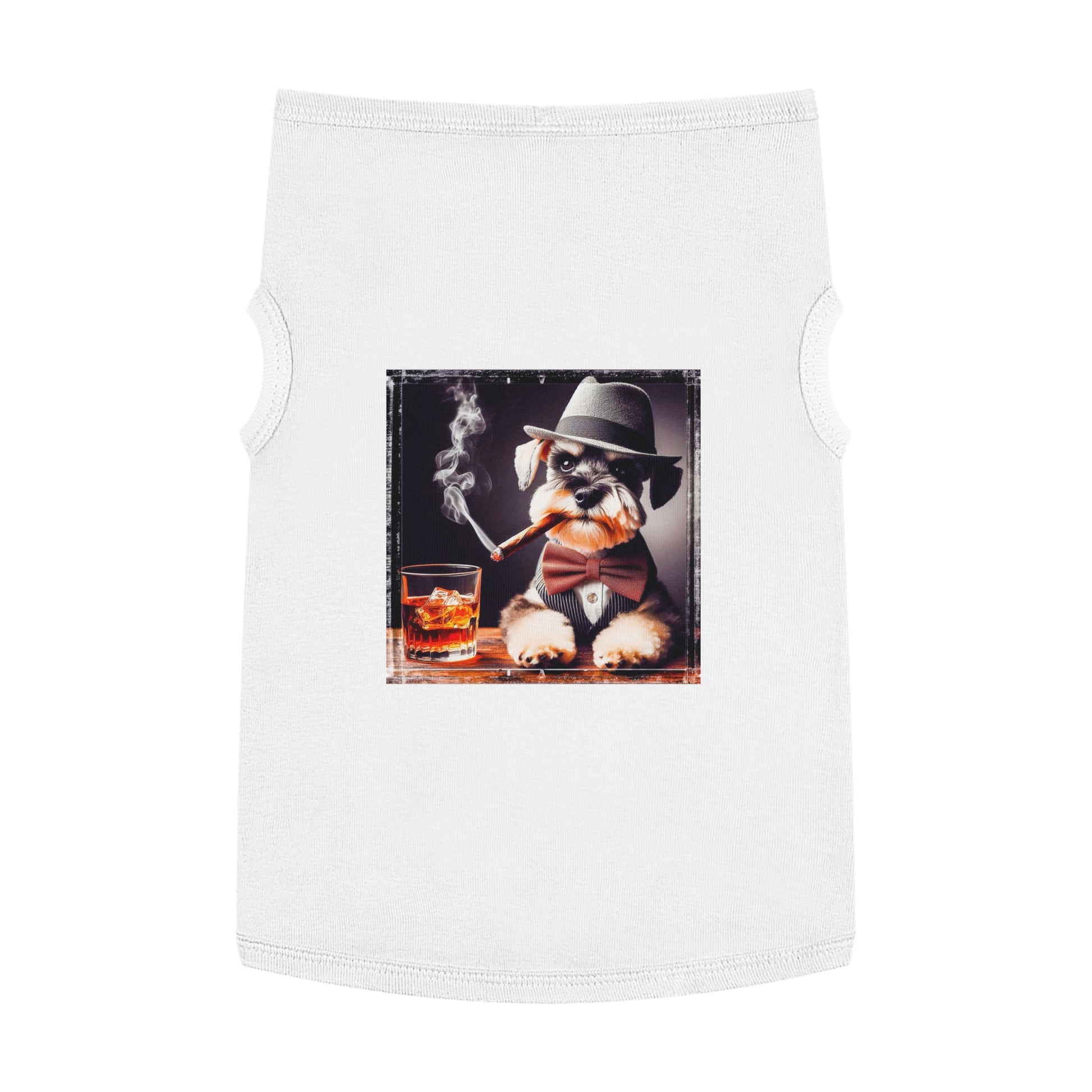 Pet Tank Top Miniature Schnauzer Pets Printify   