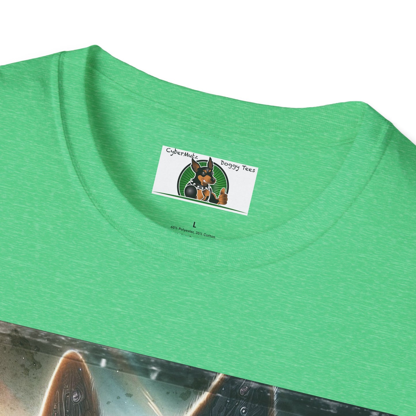 German Shepherd Robotic Dog  Unisex Softstyle T-Shirt