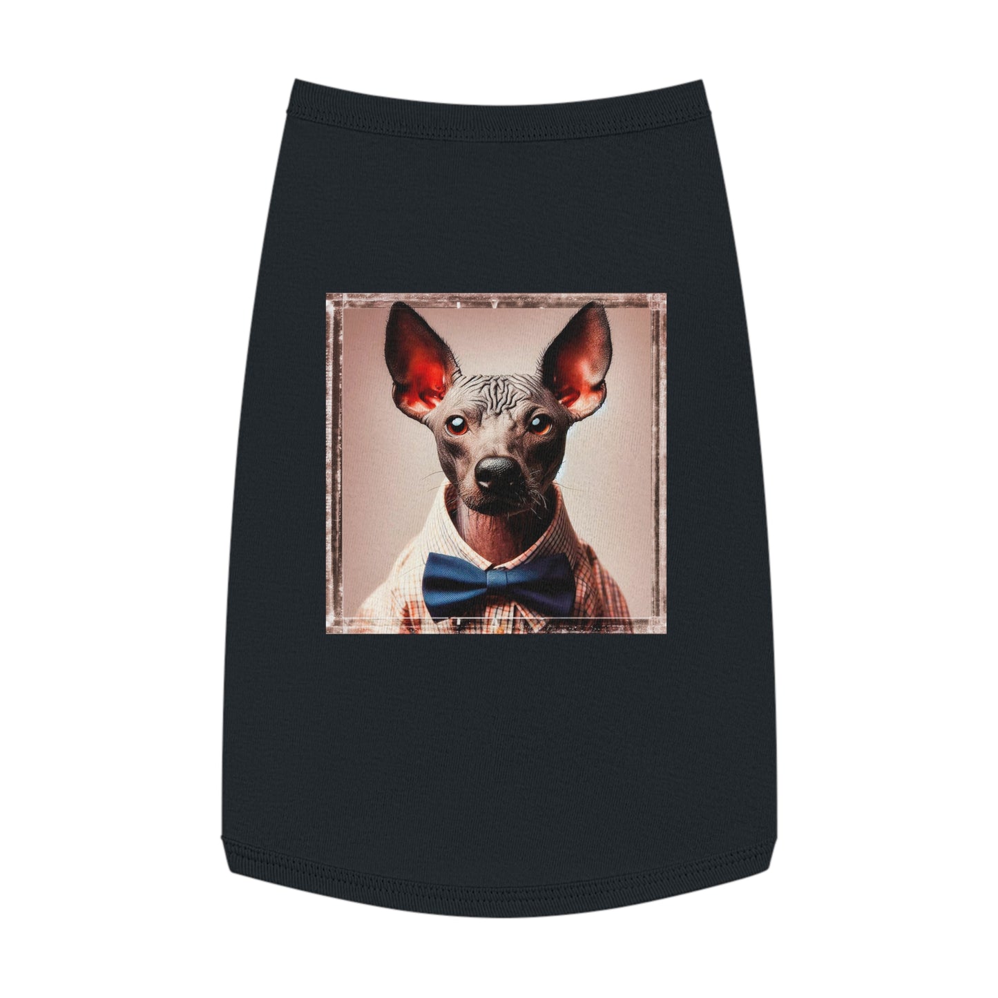 Pet Tank Top Mexican Hairless Pets Printify L Black