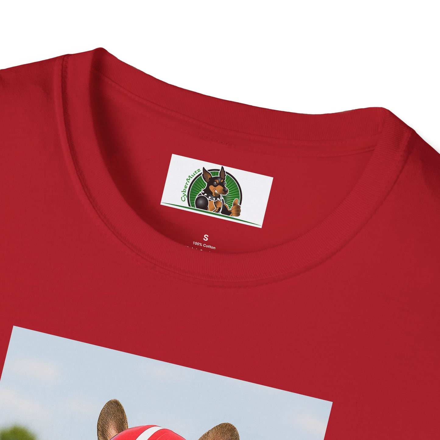 Sports Football French Bulldog T-Shirt