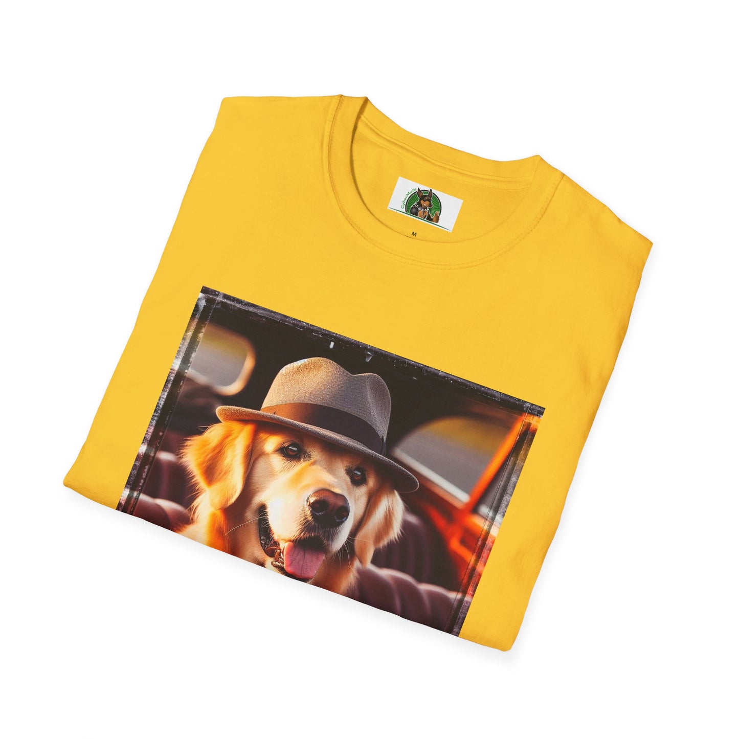 Golden Retriever driving fun shirt