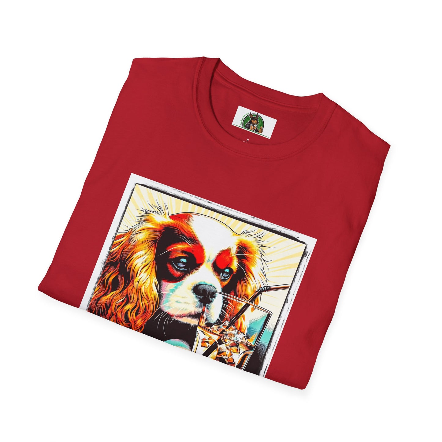 Cavalier King Charles Spaniel Sipping Tea TShirt