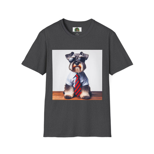Miniature Schnauzer interview ready shirt T-Shirt Printify XS Dark Heather