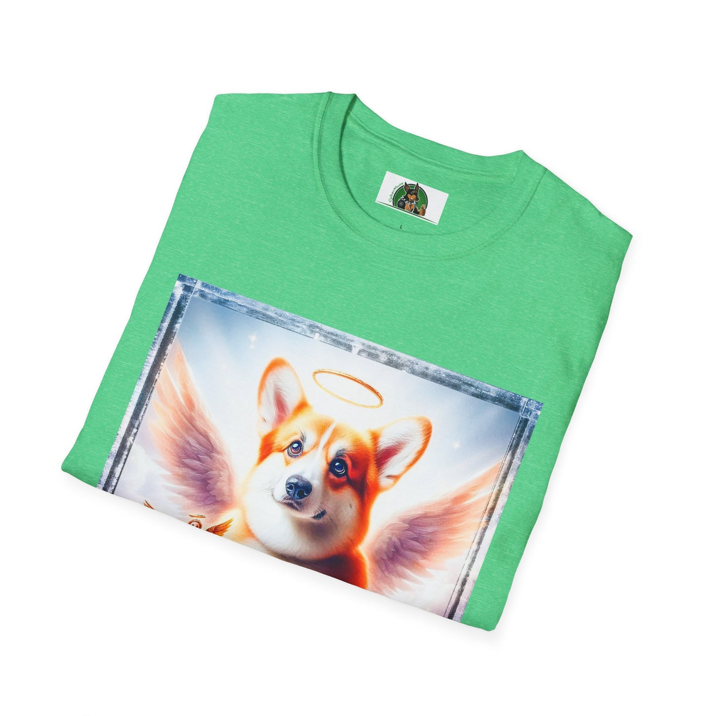 Pembroke Welsh Corgi heaven and clouds