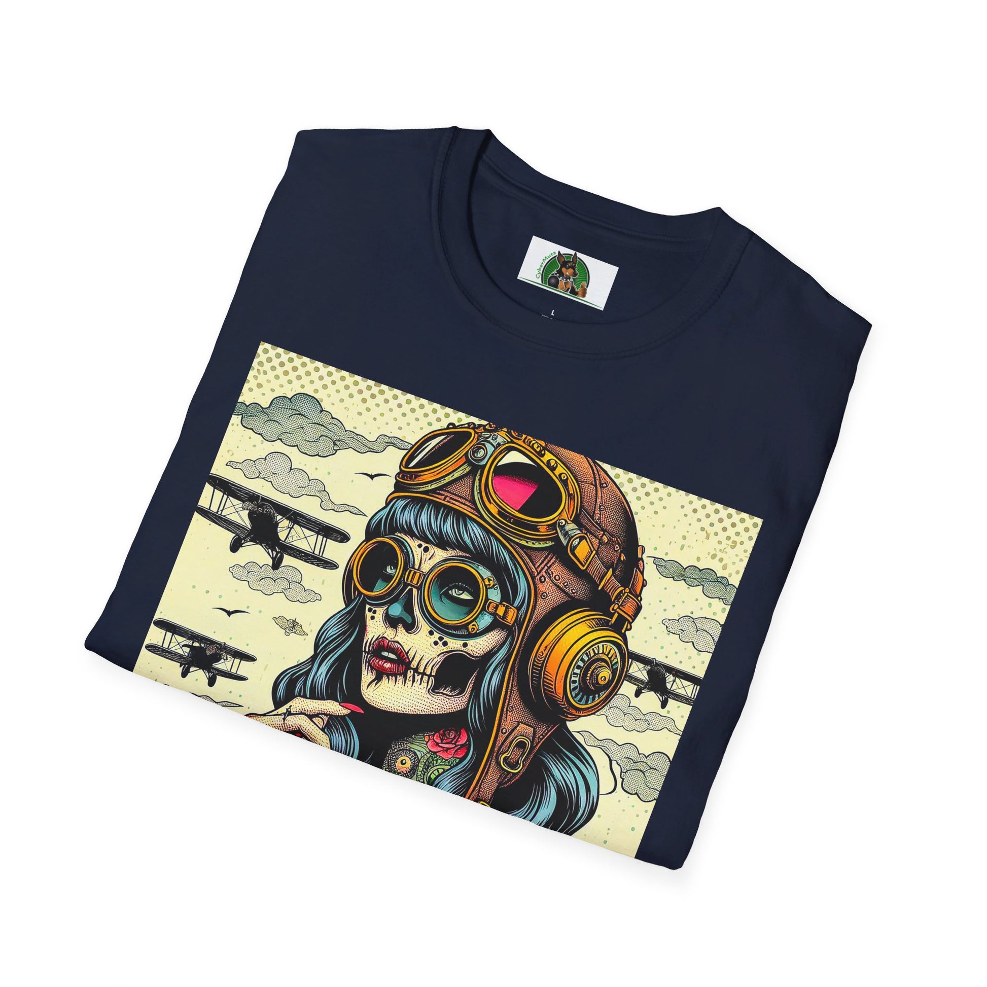 Zombie Girl T-Shirt Printify   