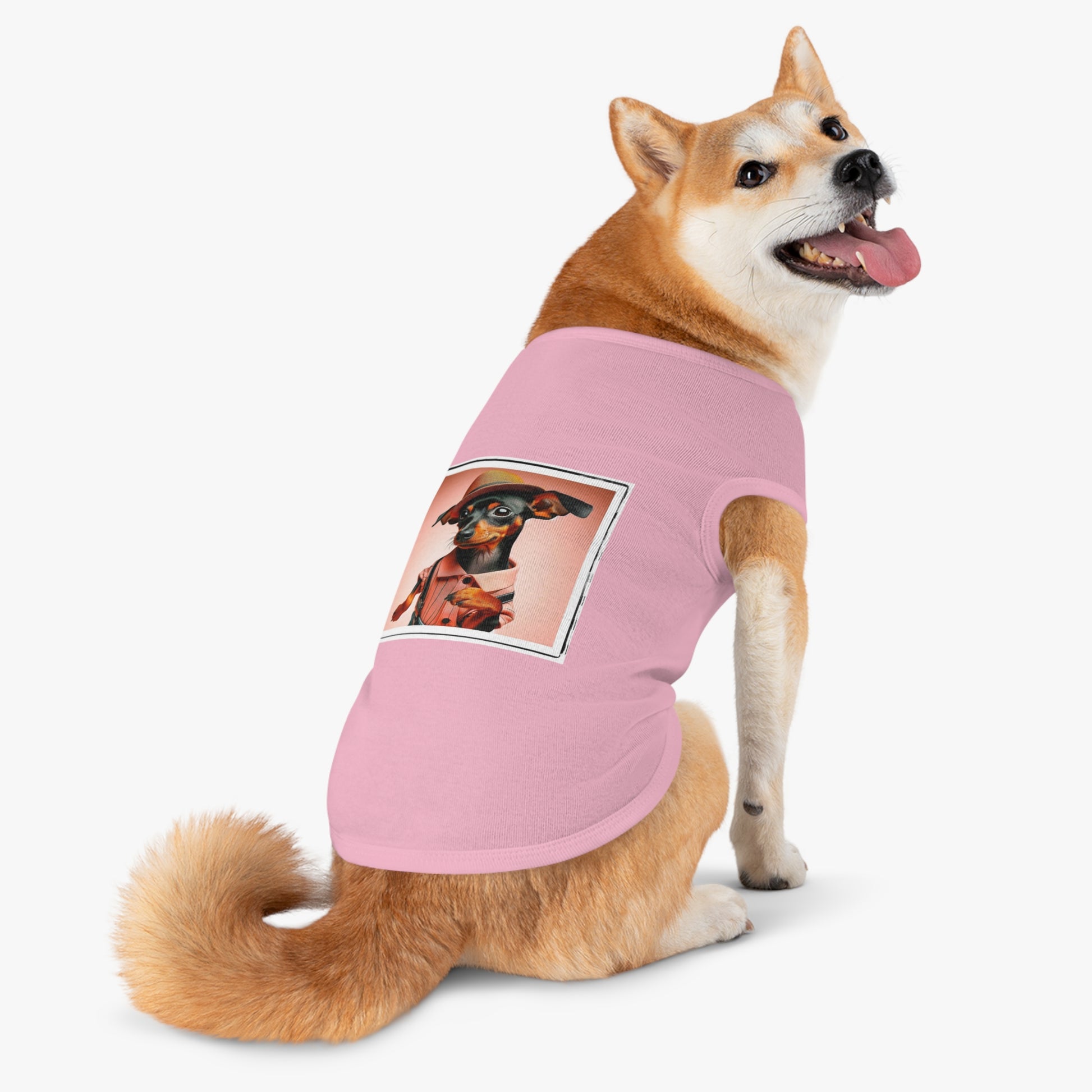 Dog Tank Top - Min Pin Tank Tops Pets Printify   