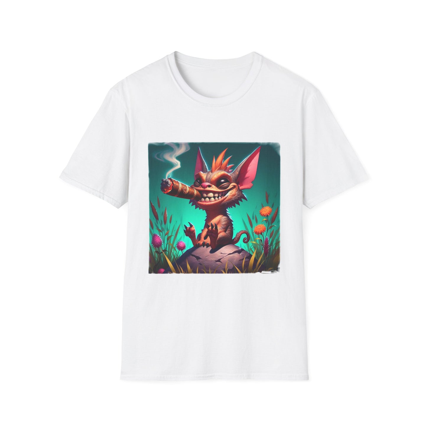 Chupacabra T-Shirt Printify S White 