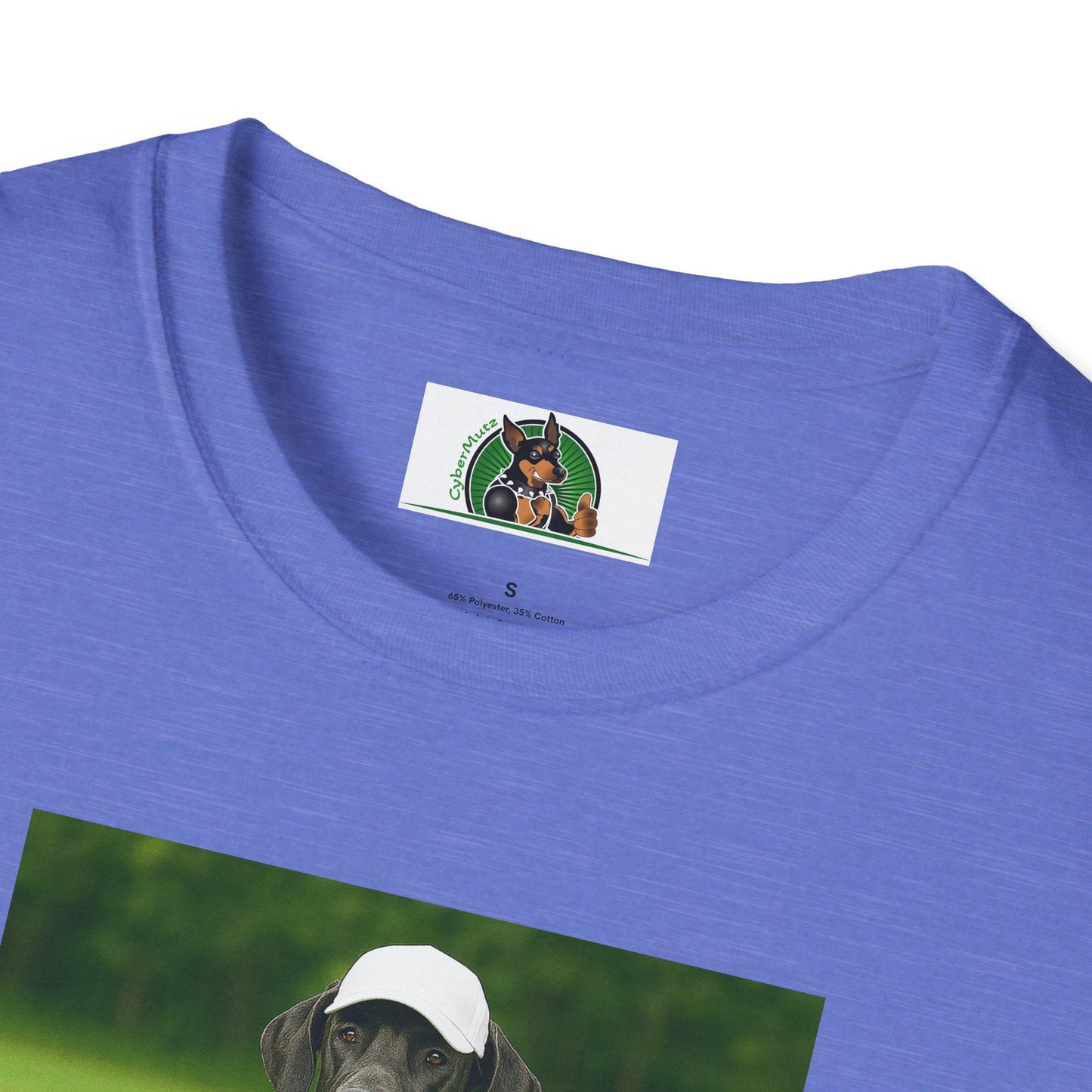 Great Dane Golf T-Shirt — Playing Golf Sports Dog Tee by Printify