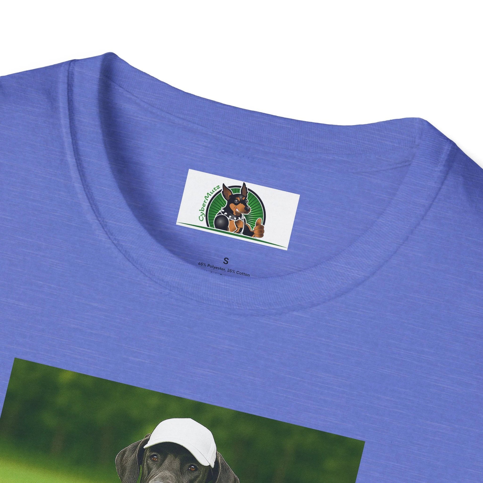 Great Dane Golf T-Shirt — Playing Golf Sports Dog Tee by Printify