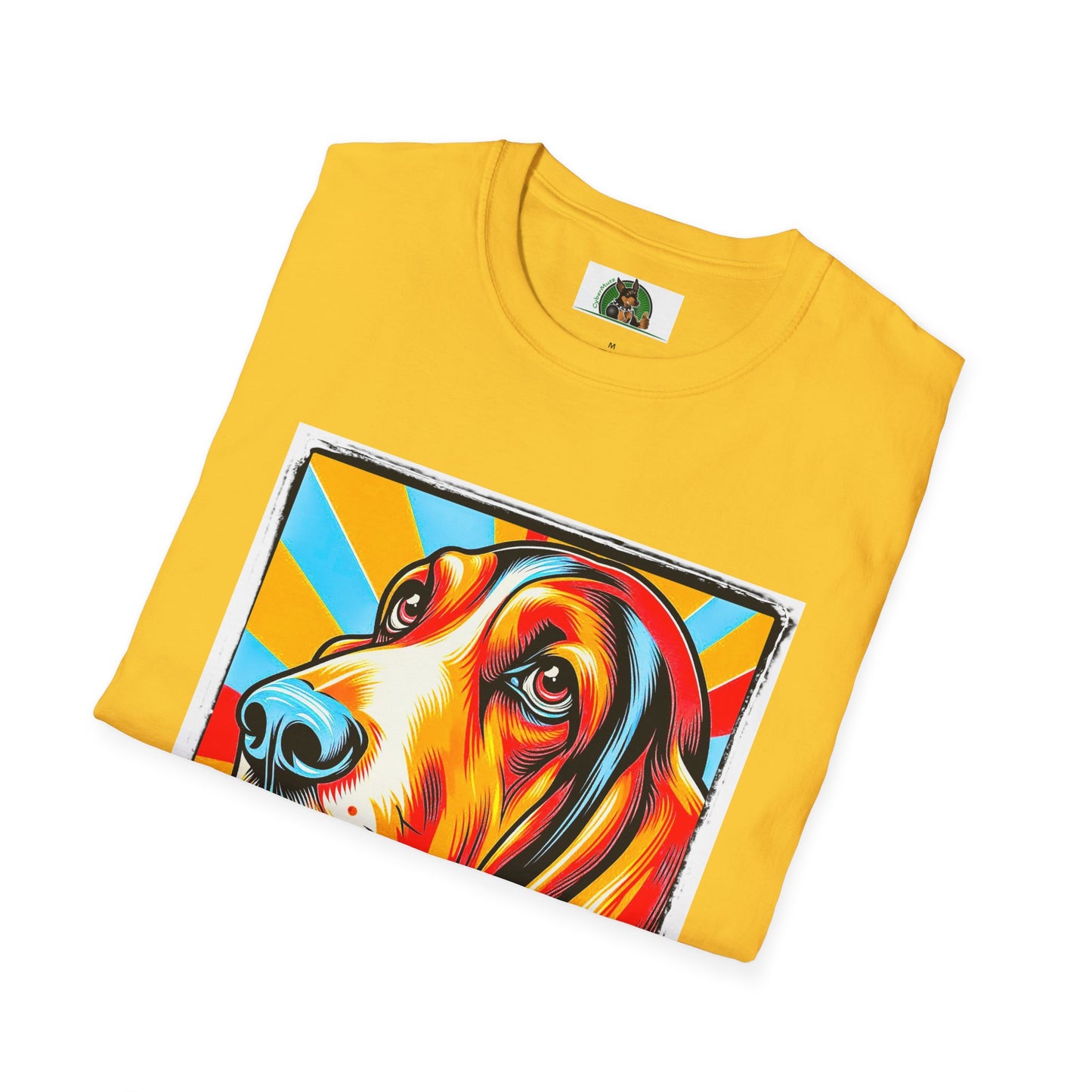 Basset Hound Pop Art 2 T-Shirt Printify   