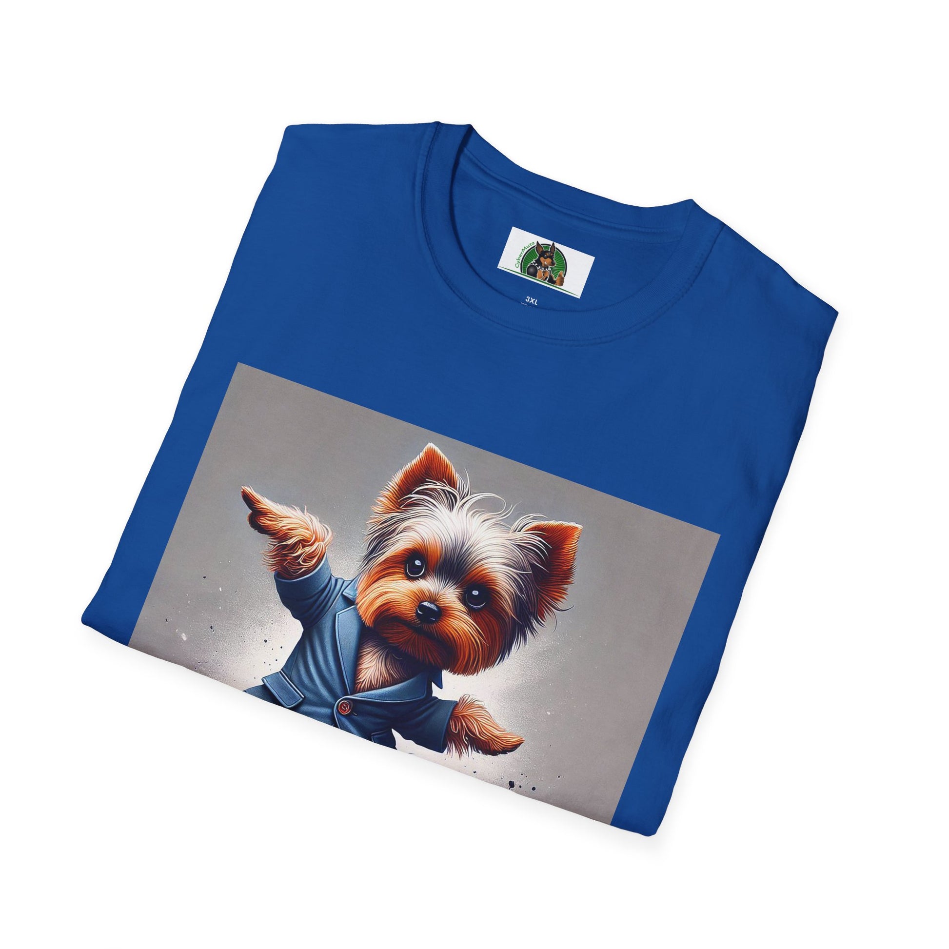 Yorkie Dancing T-Shirt T-Shirt Printify