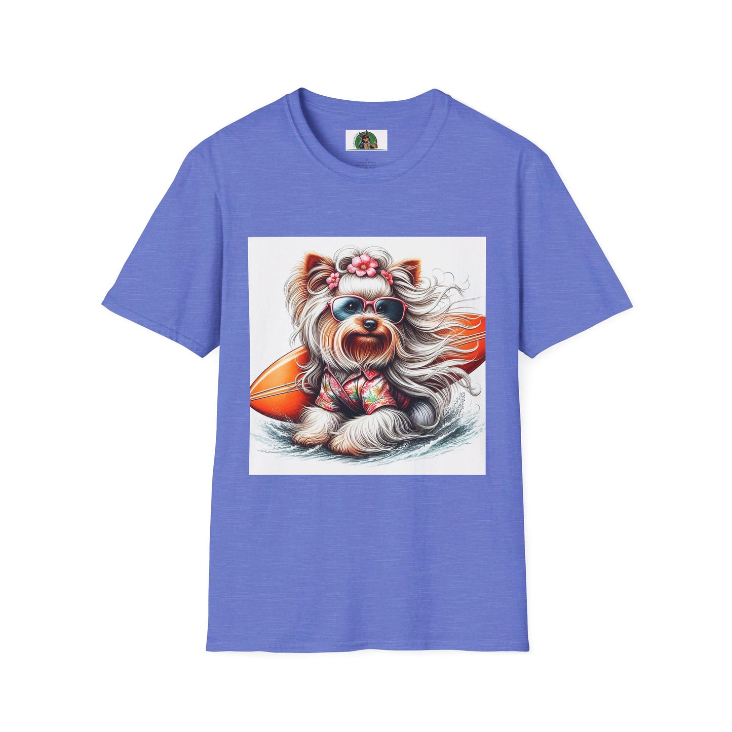 Yorkie T-Shirt Printify S Heather Royal 