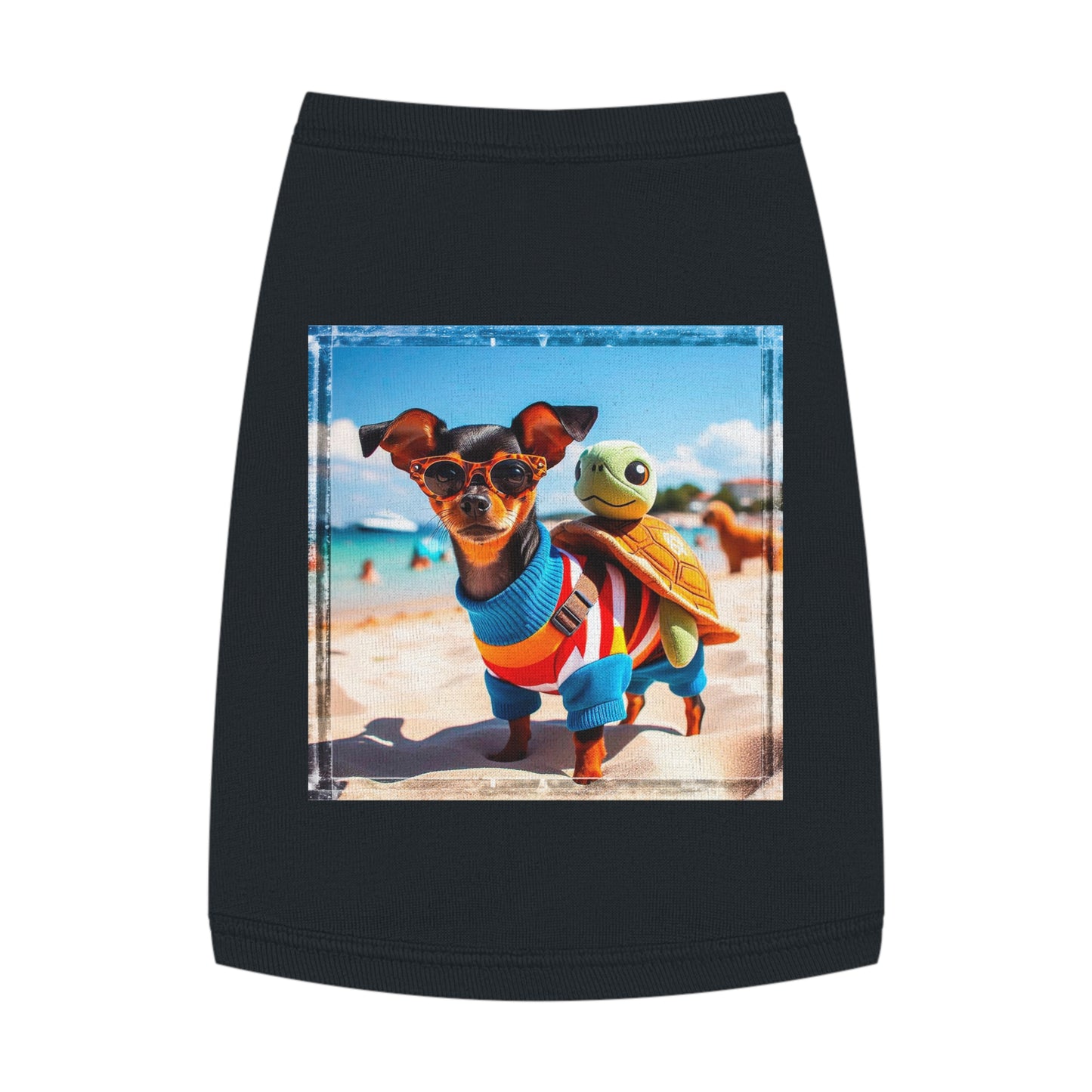 Dog Tank Top - Min Pin Tank Tops Pets Printify   