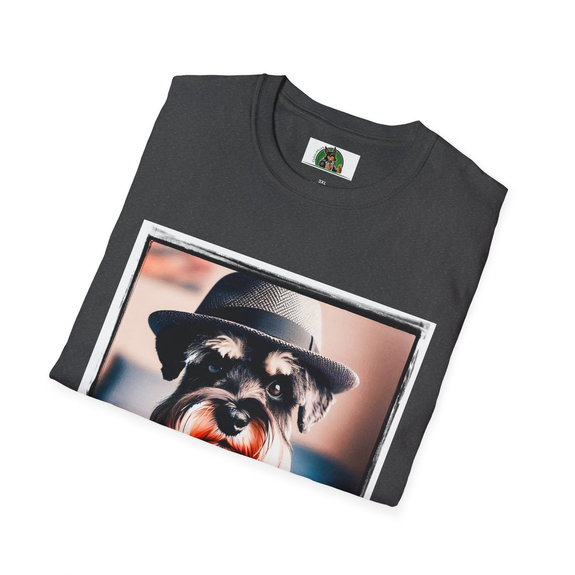 Miniature Schnauzer fun hat shirt T-Shirt Printify