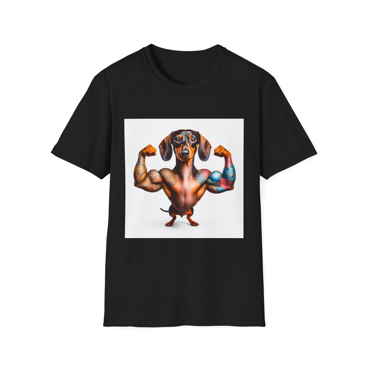 Dachshund T-Shirt Printify XS Black 