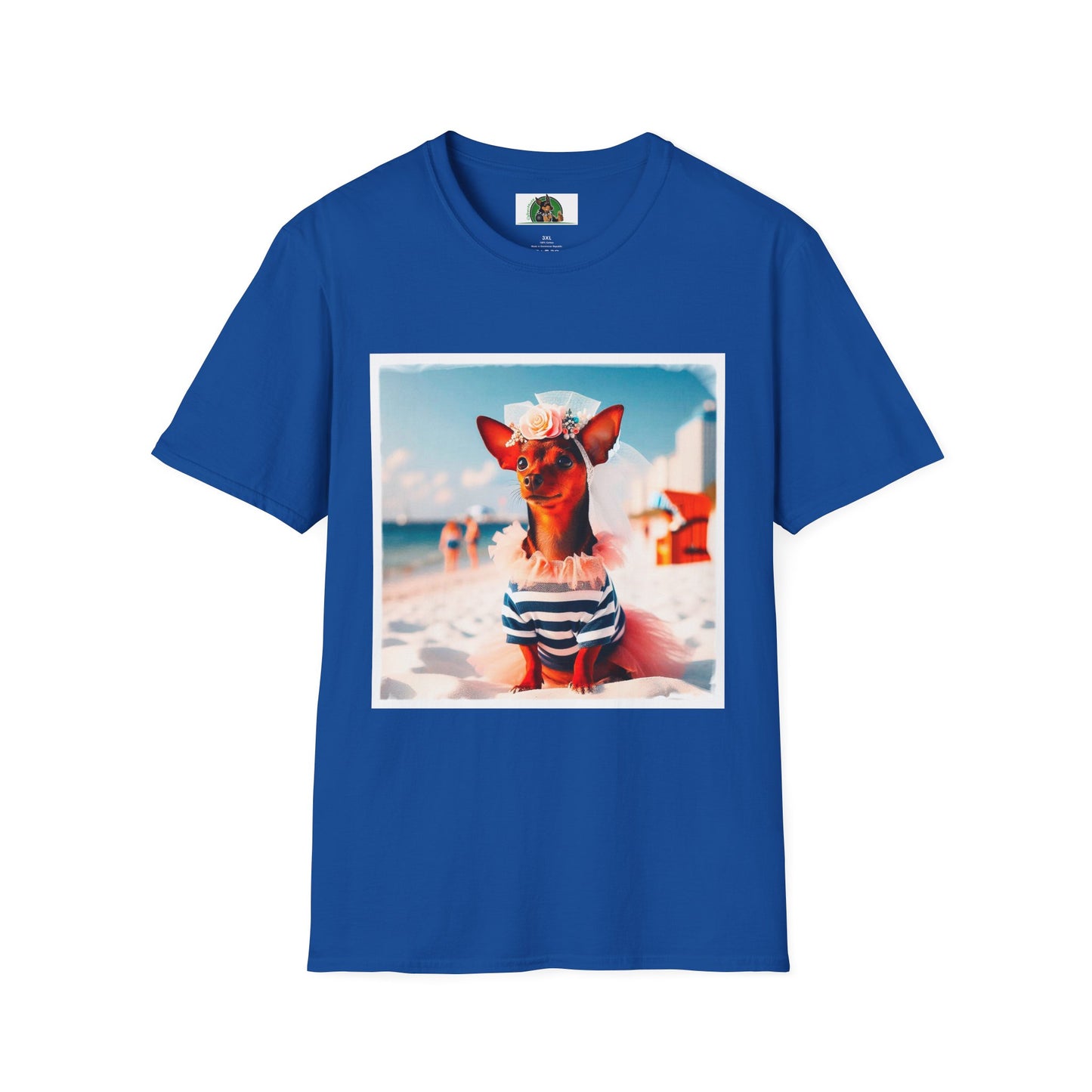 Min Pin T-Shirt T-Shirt Printify XS Royal