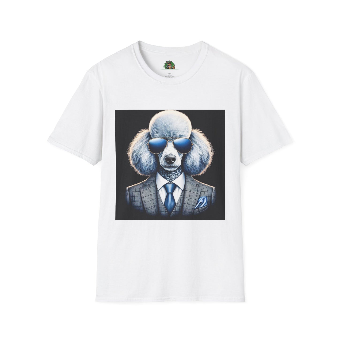 Poodle T-Shirt Printify XS White