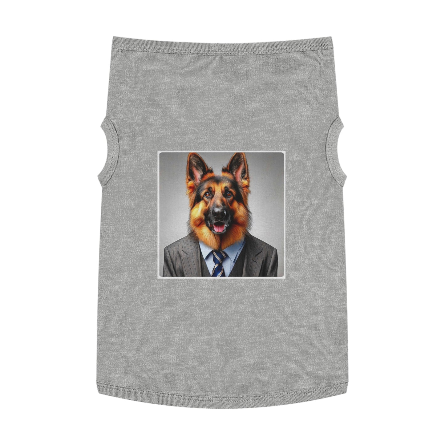 Pet Tank Top German Shepherd Pets Printify XL Heather