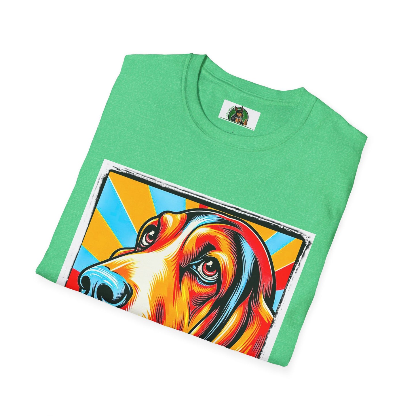 Basset Hound Pop Art 2 T-Shirt Printify   