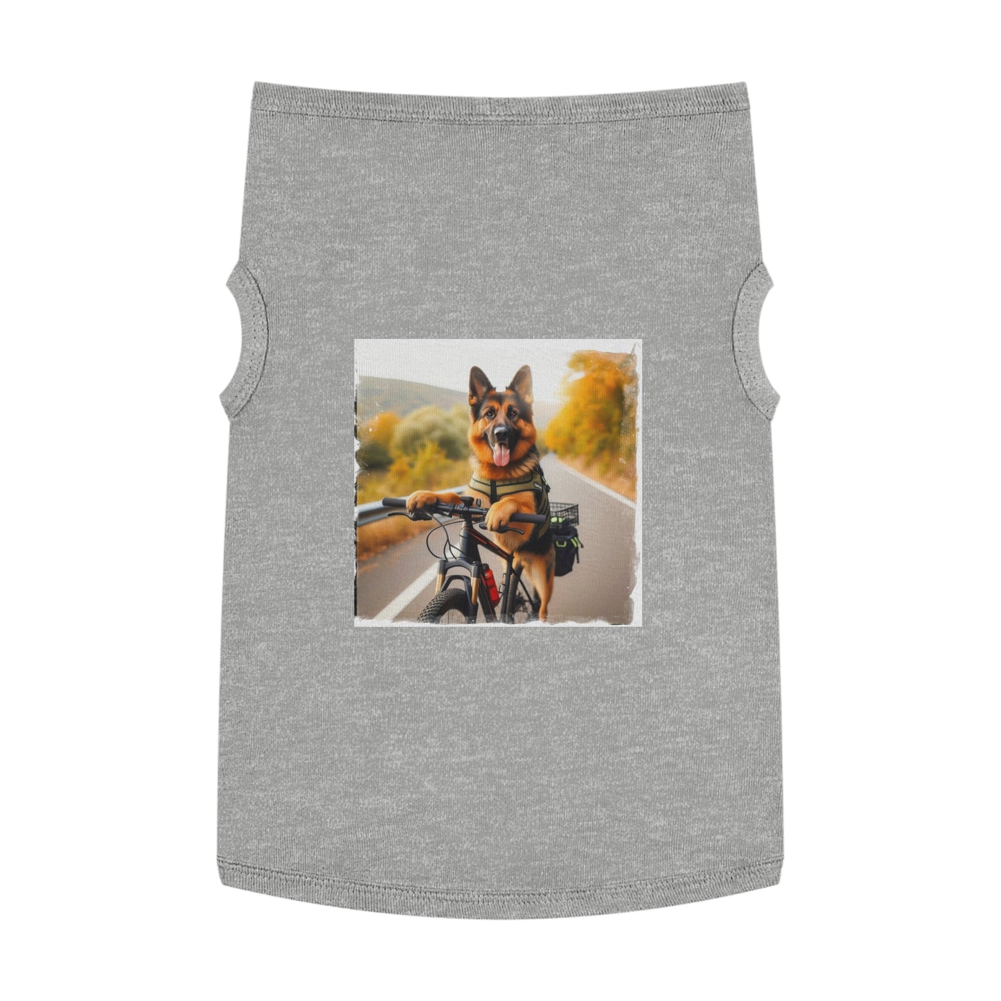 Pet Tank Top German Shepherd Pets Printify XL Heather 