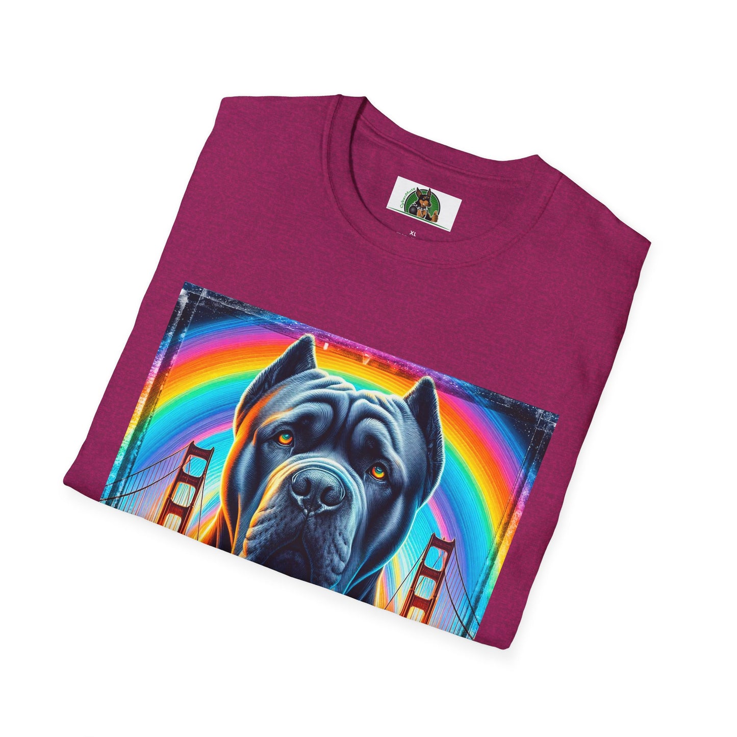 Cane Corso Double Rainbow Bridge TShirt