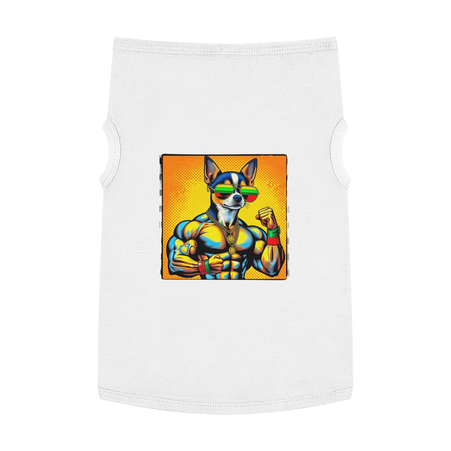 Pet Tank Top Chihuahua Pets Printify XL White