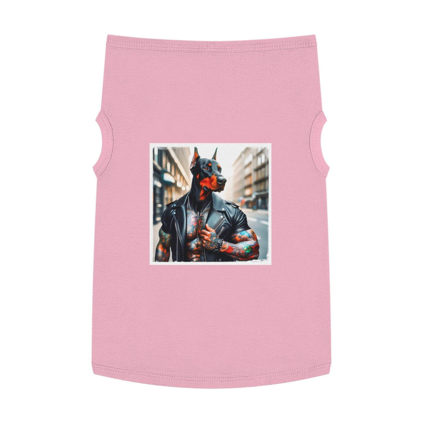 Pet Tank Top Doberman Pets Printify XL Pink