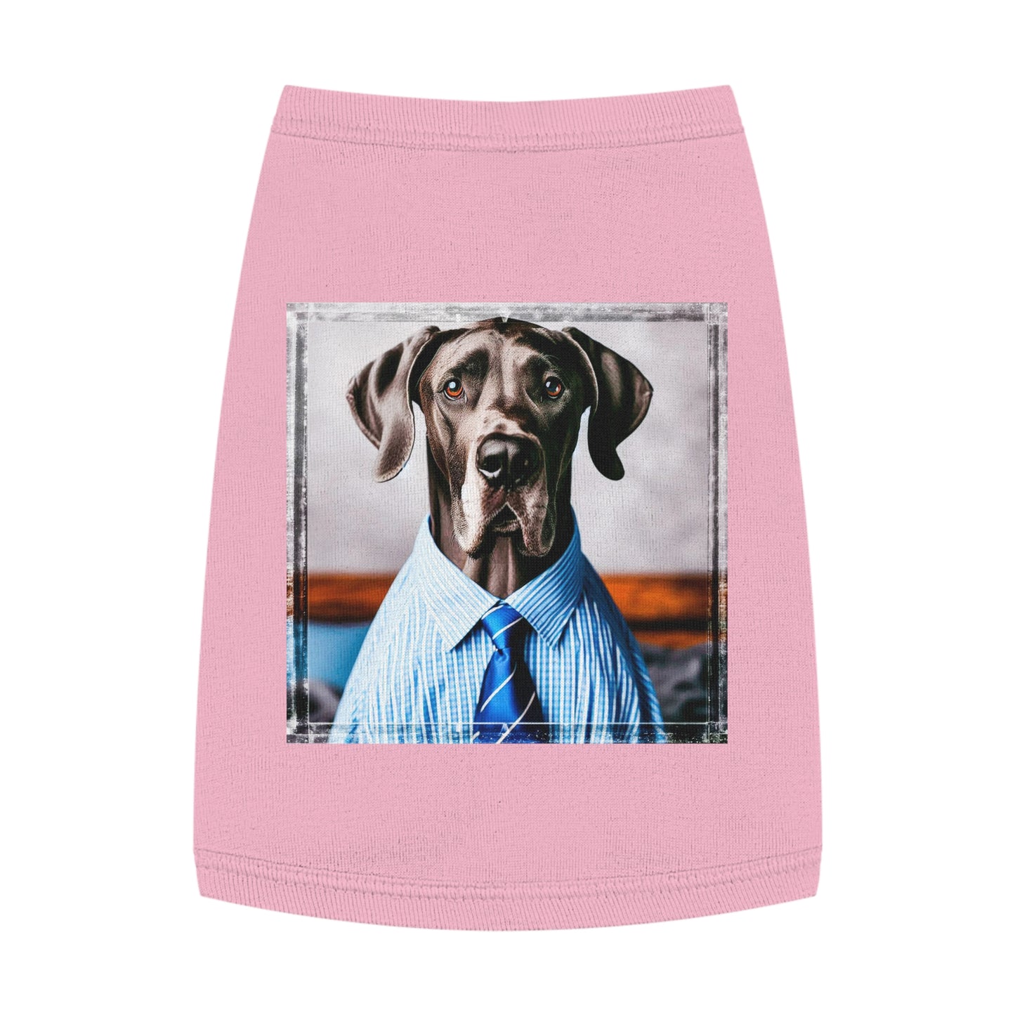 Pet Tank Top Great Dane Pets Printify M Pink