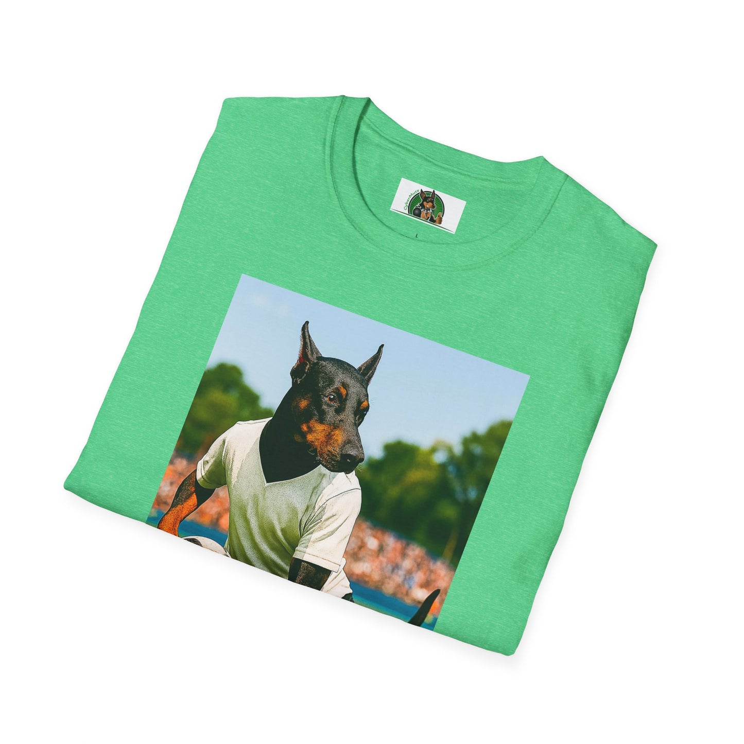 Soccer Doberman Sports T-Shirt