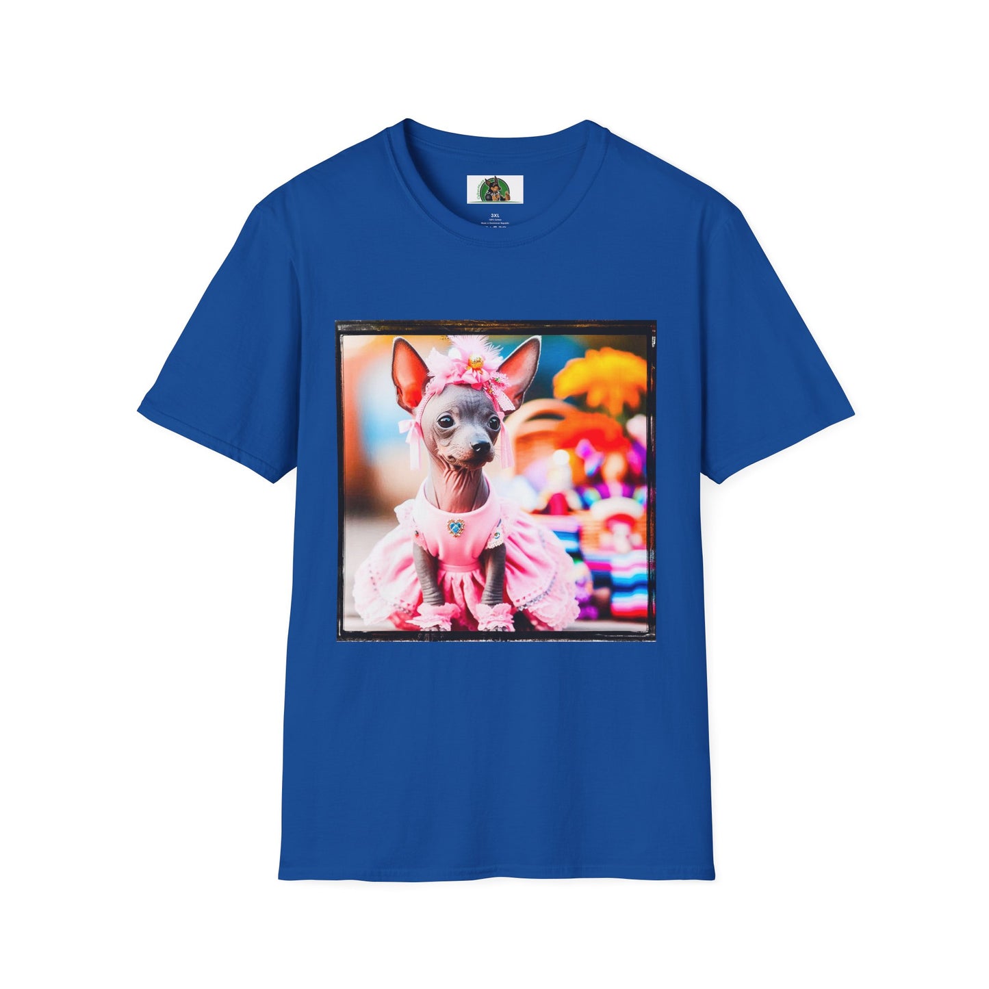 Mexican Hairless Dog T-Shirt Printify XS Royal 