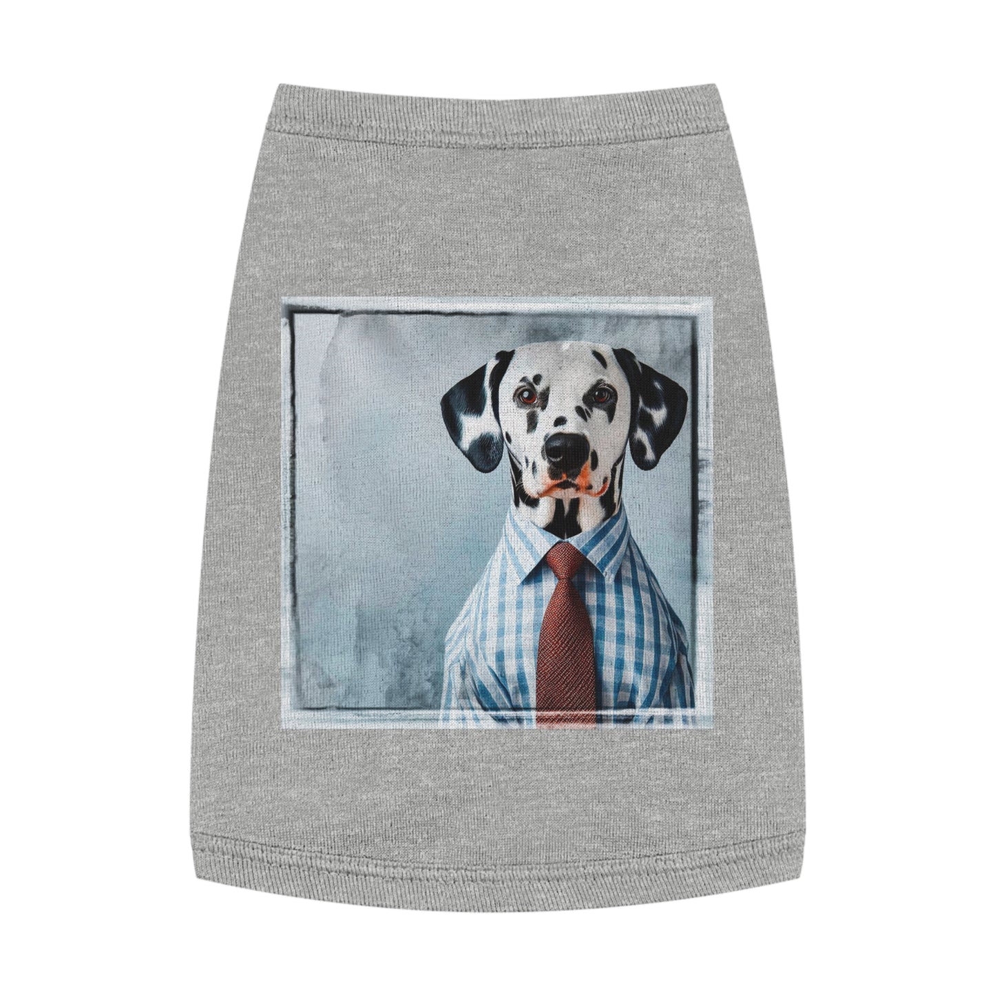 Pet Tank Top Dalmatian Pets Printify M Heather 