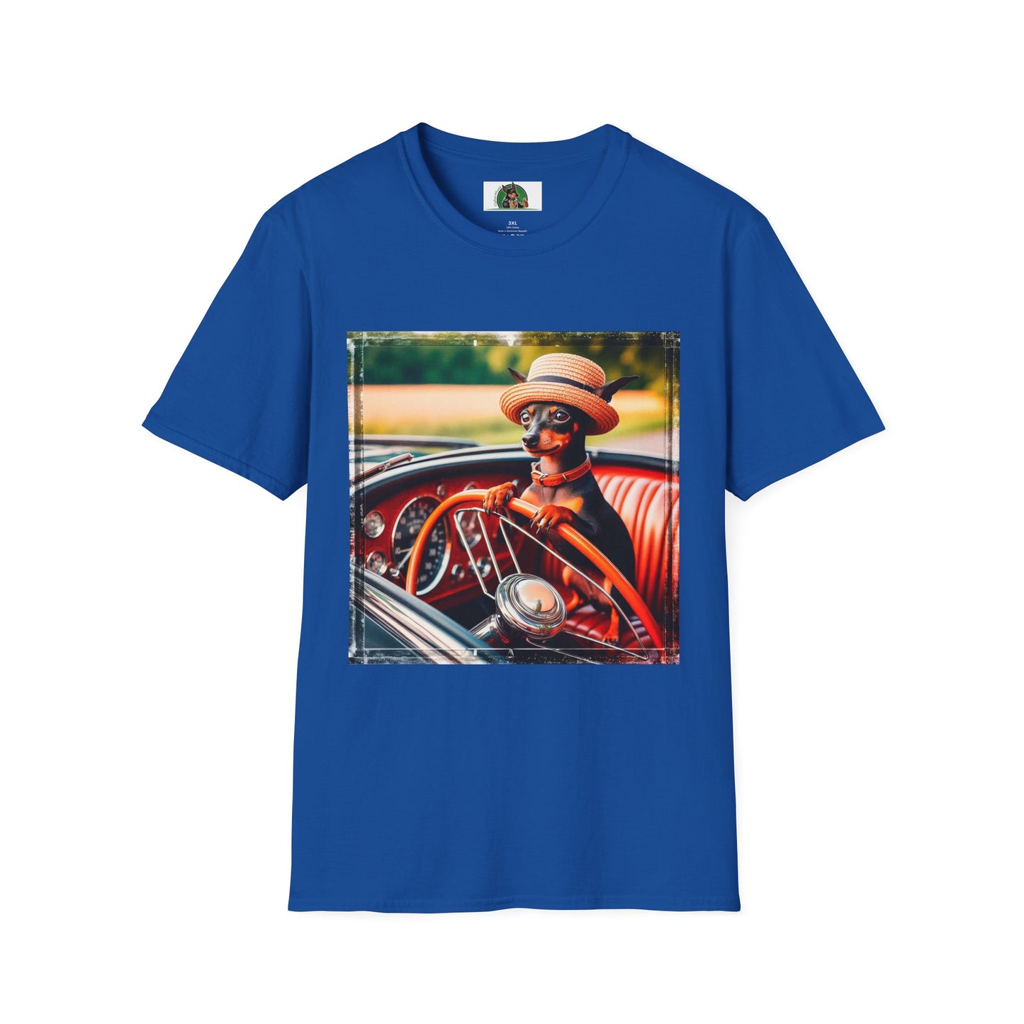 Wacky Min Pin T-Shirt T-Shirt Printify XS Royal 