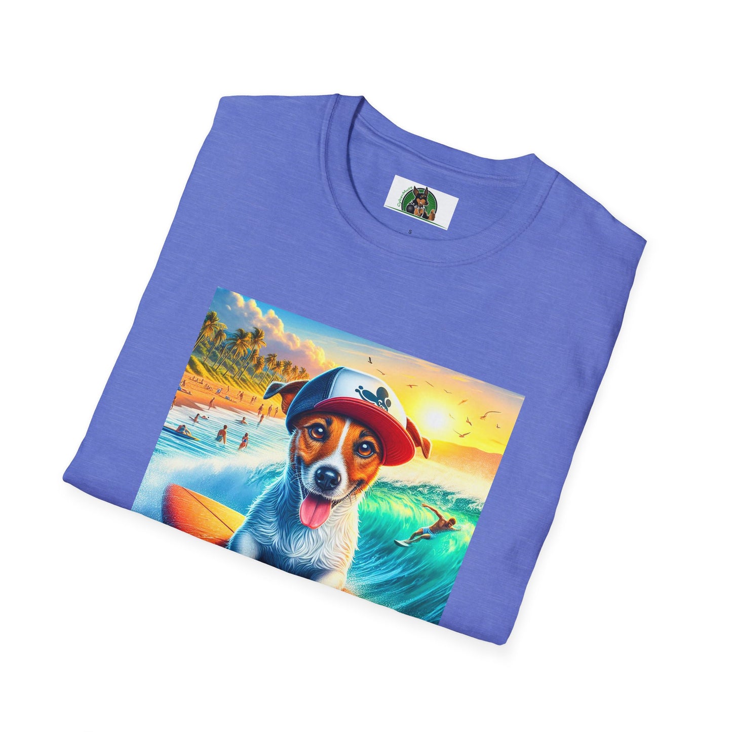 Jack Russell Boogie Boarding