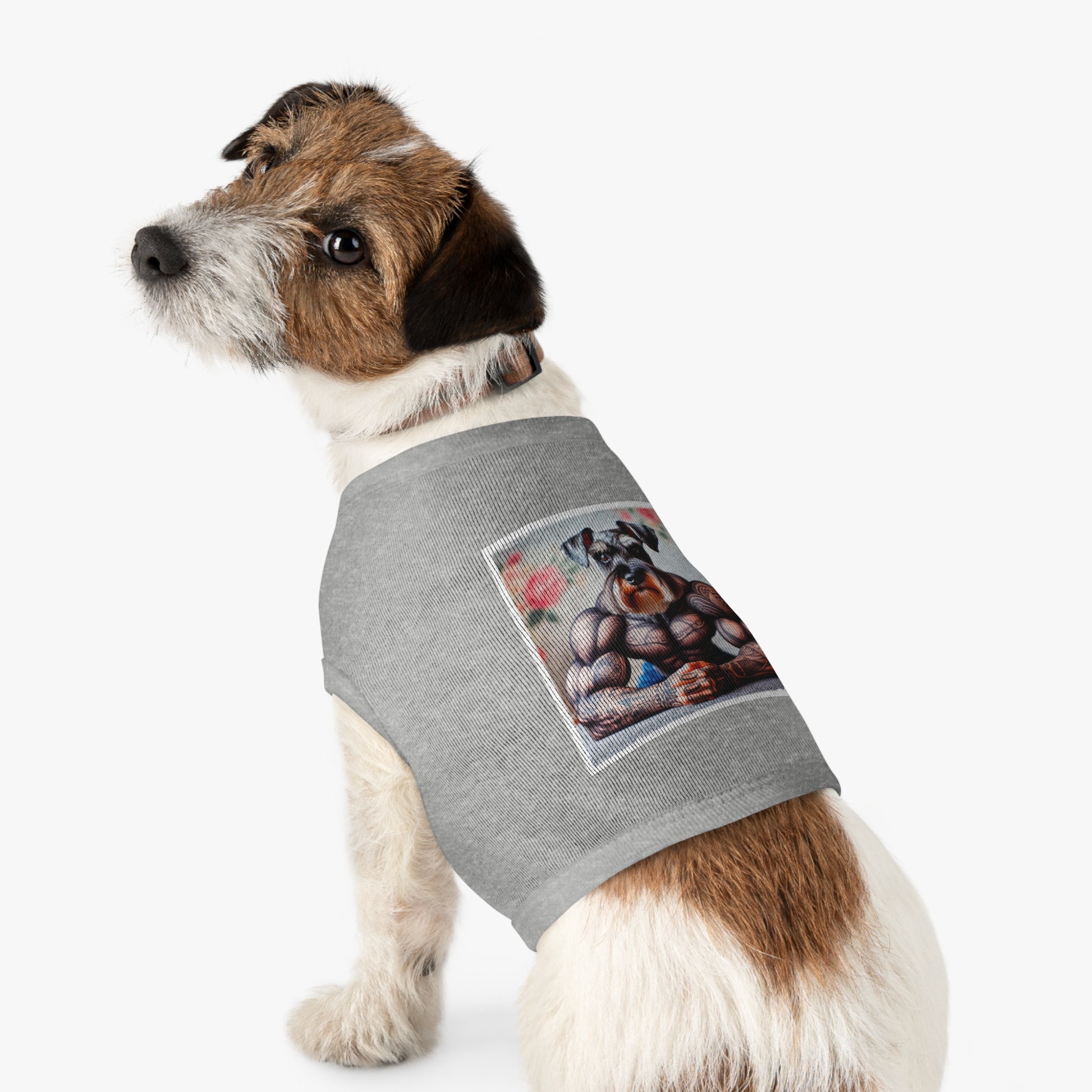 Pet Tank Top Miniature Schnauzer Pets Printify   