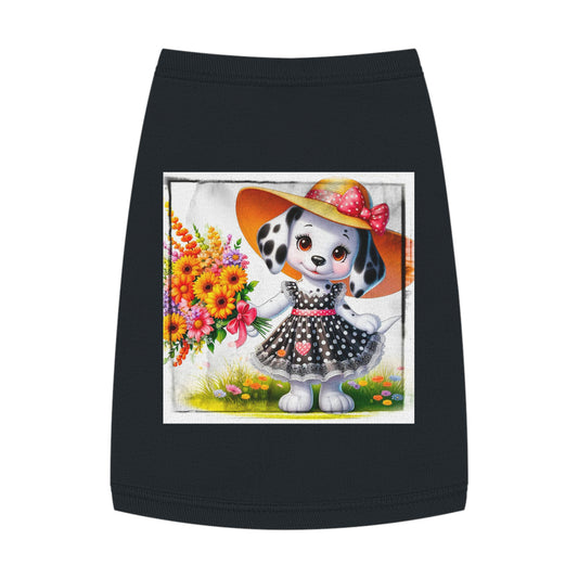 Pet Tank Top Dalmatian Pets Printify   