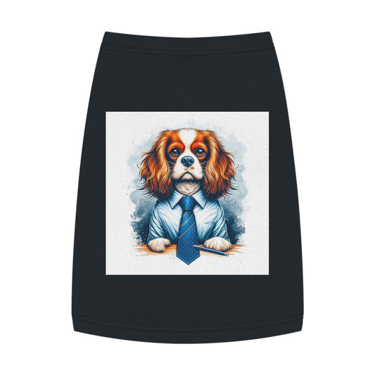 Pet Tank Top Cavalier King Charles Spaniel Pets Printify M Black 