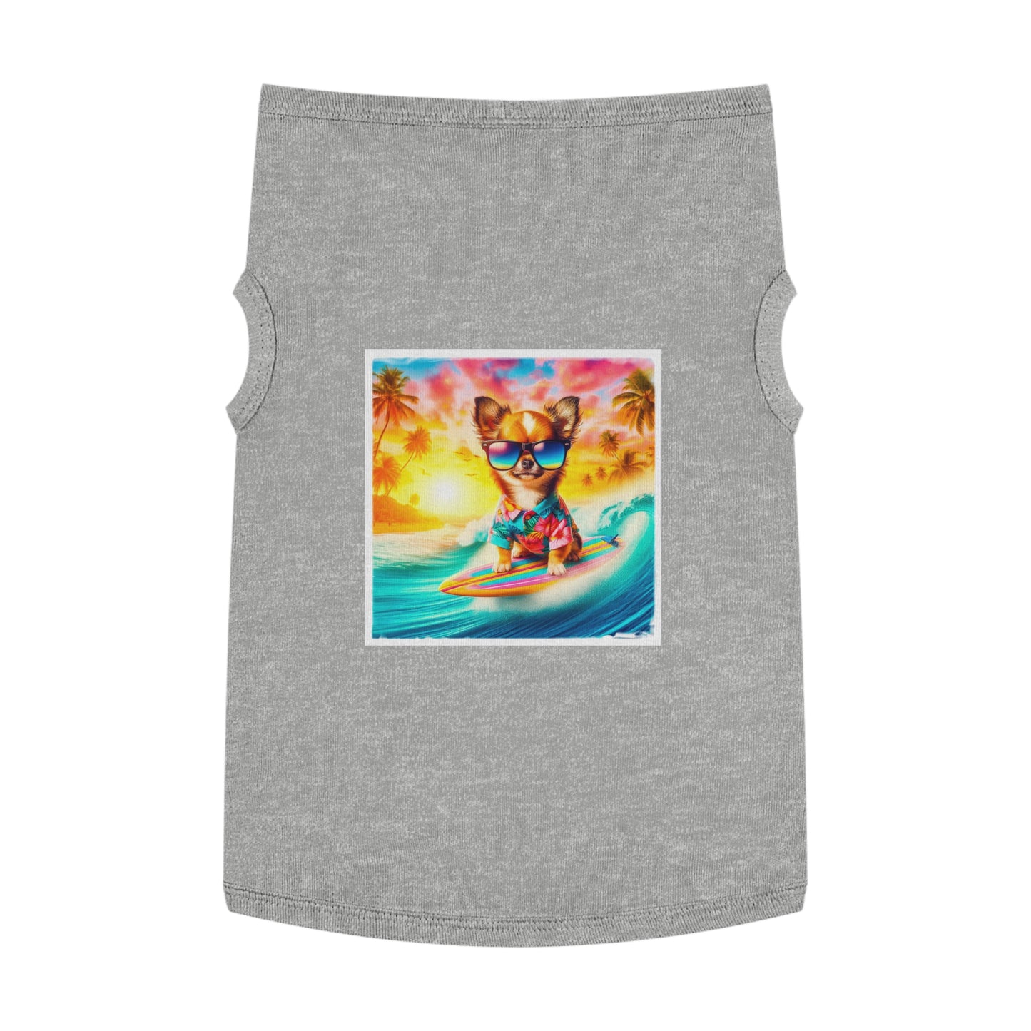 Pet Tank Top Chihuahua Pets Printify XL Heather