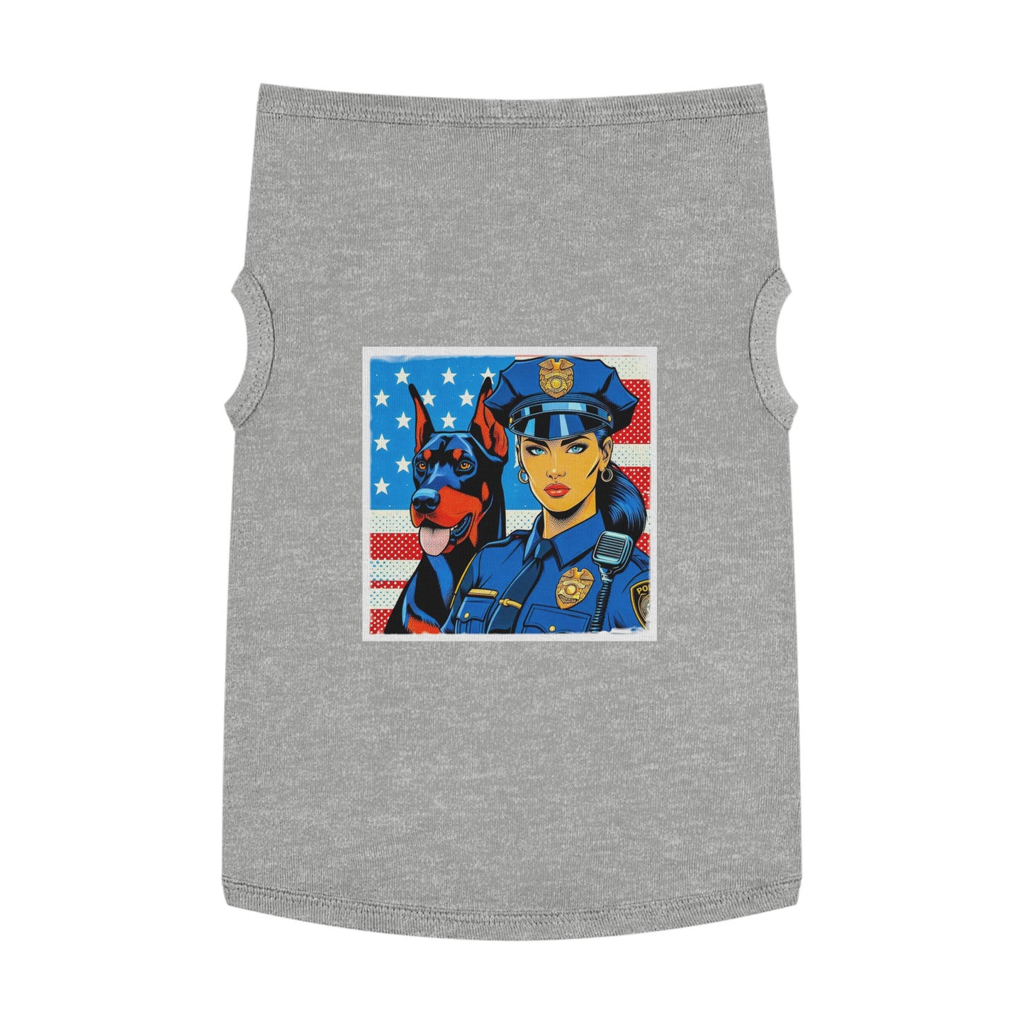 Pet Tank Top Doberman Pets Printify XL Heather