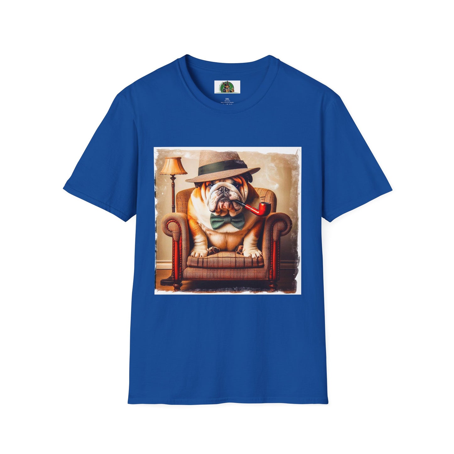 Bulldog T-Shirt Printify XS Royal